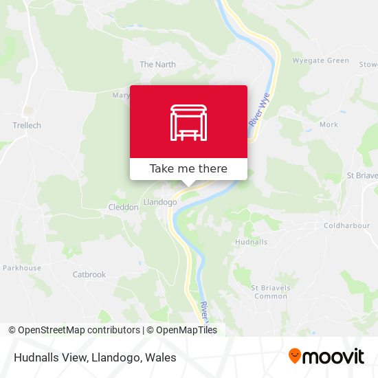 Hudnalls View, Llandogo map