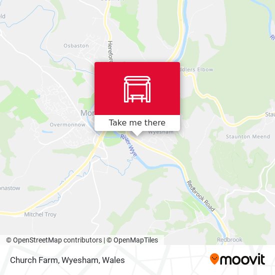 Church Farm, Wyesham map