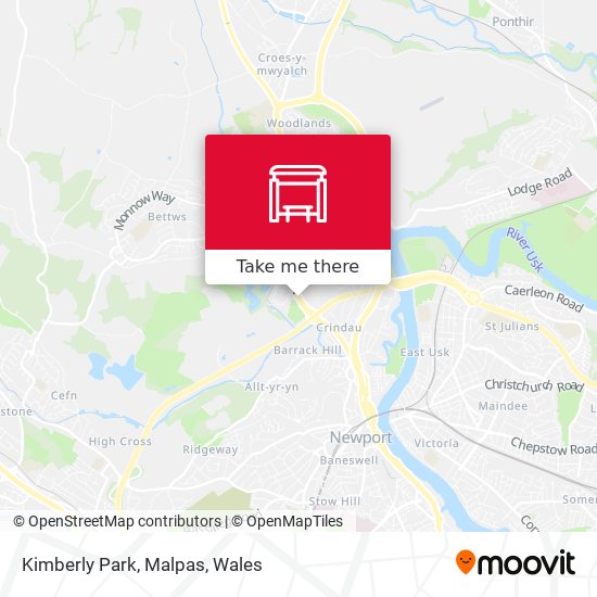 Kimberly Park, Malpas map