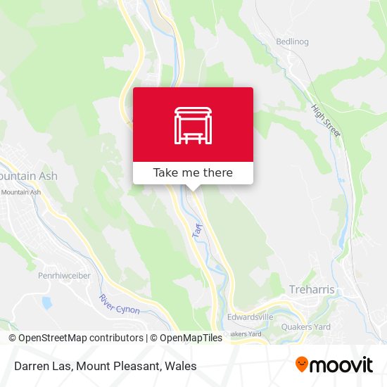 Darren Las, Mount Pleasant map