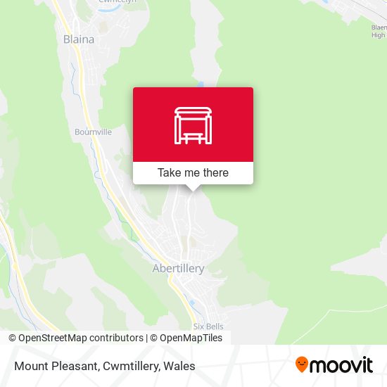 Mount Pleasant, Cwmtillery map