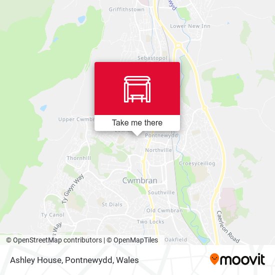 Ashley House, Pontnewydd map
