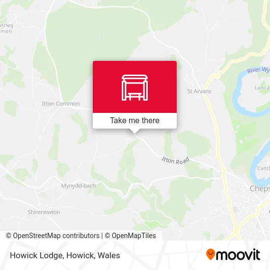 Howick Lodge, Howick map