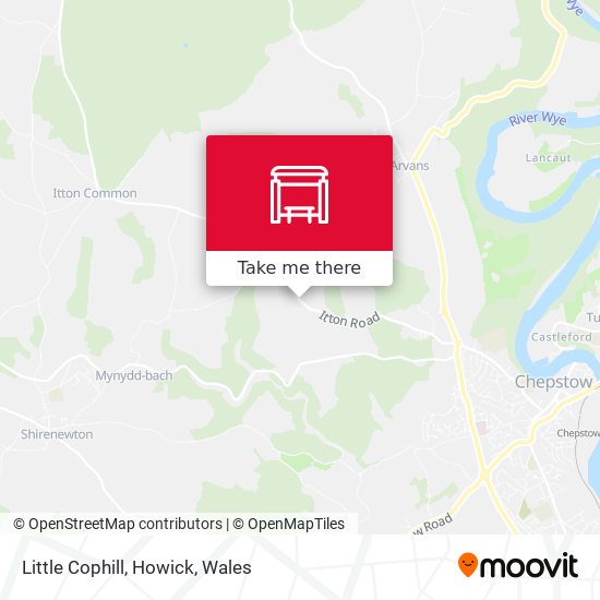 Little Cophill, Howick map