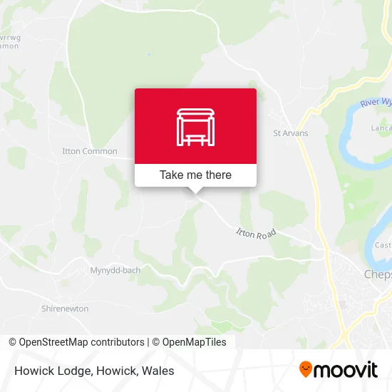 Howick Lodge, Howick map
