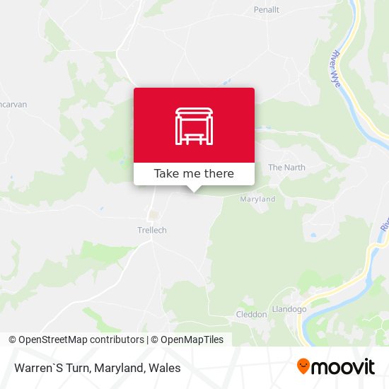 Warren`S Turn, Maryland map