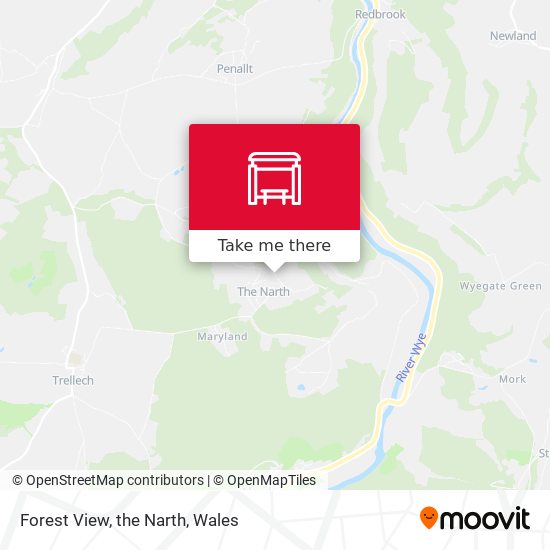 Forest View, the Narth map