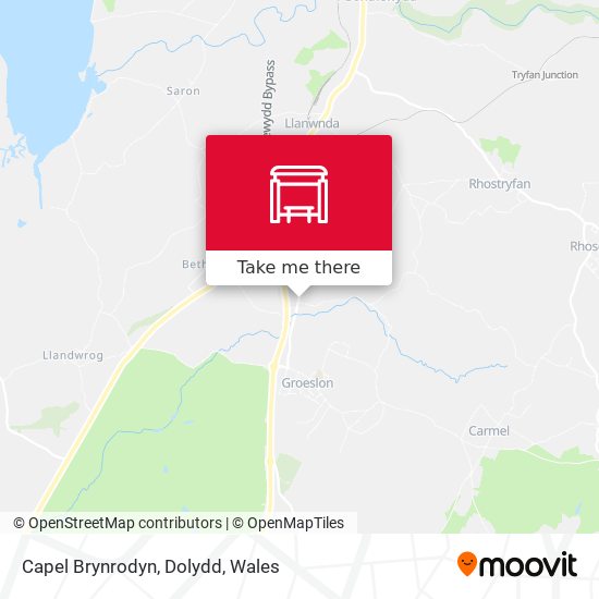 Capel Brynrodyn, Dolydd map