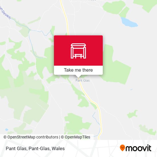 Pant Glas, Pant-Glas map