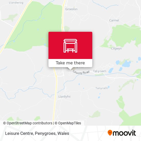 Leisure Centre, Penygroes map