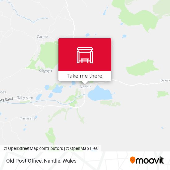 Old Post Office, Nantlle map