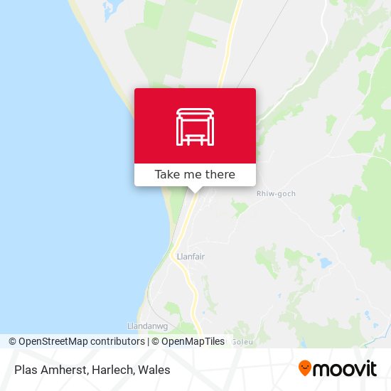 Plas Amherst, Harlech map