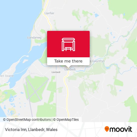 Victoria Inn, Llanbedr map