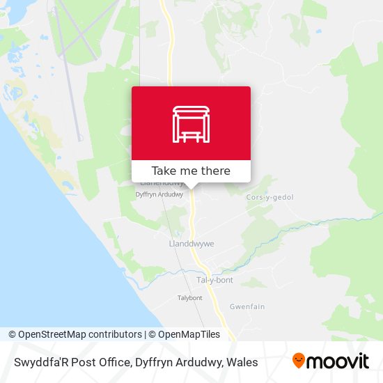 Swyddfa'R Post Office, Dyffryn Ardudwy map