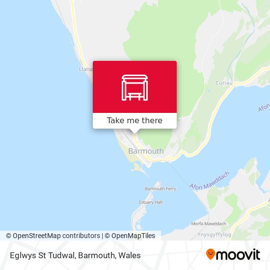 Eglwys St Tudwal, Barmouth map
