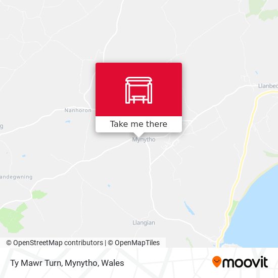Ty Mawr Turn, Mynytho map