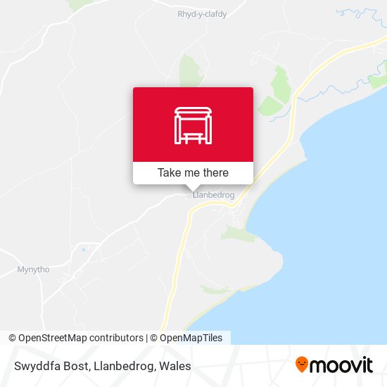 Swyddfa Bost, Llanbedrog map