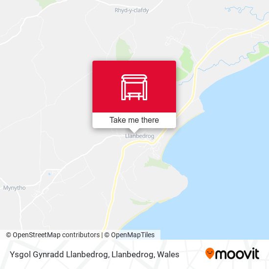 Ysgol Gynradd Llanbedrog, Llanbedrog map