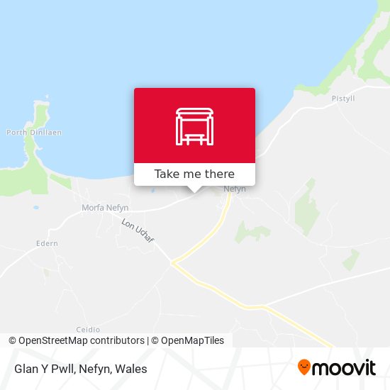 Glan Y Pwll, Nefyn map