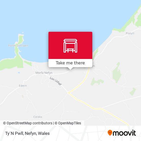Ty`N Pwll, Nefyn map