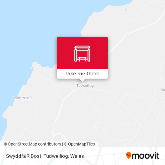 Swyddfa'R Bost, Tudweiliog map