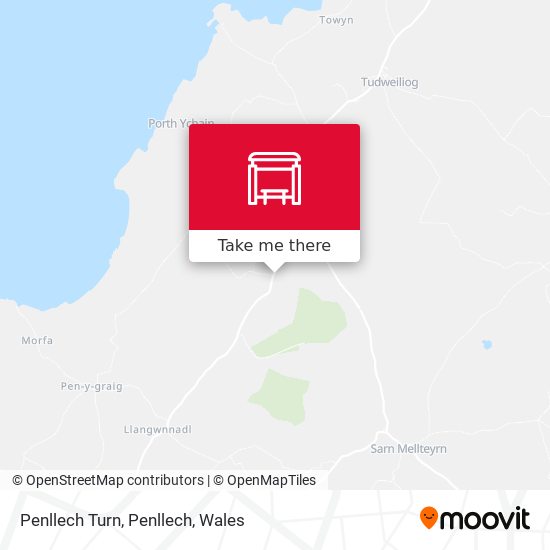 Penllech Turn, Penllech map