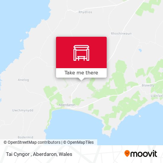 Tai Cyngor , Aberdaron map