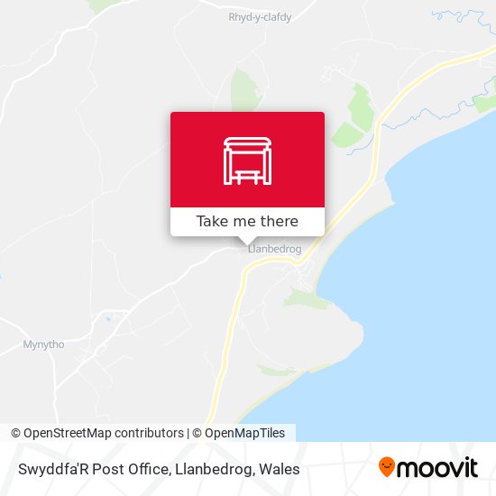 Swyddfa'R Post Office, Llanbedrog map