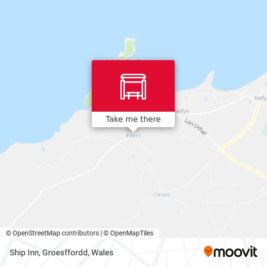 Ship Inn, Groesffordd map