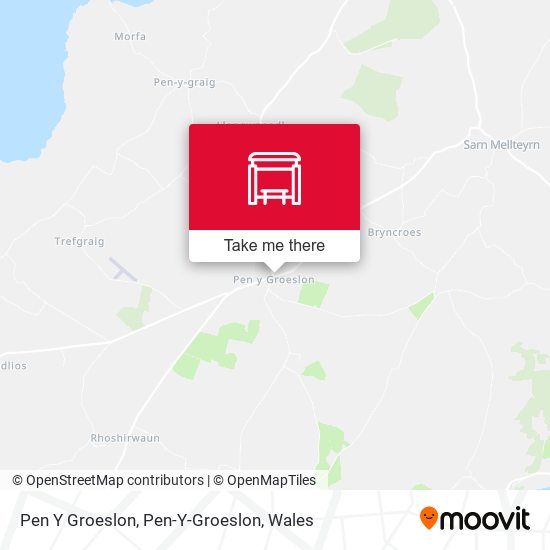 Pen Y Groeslon, Pen-Y-Groeslon map