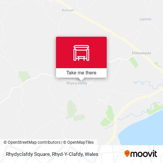 Rhydyclafdy Square, Rhyd-Y-Clafdy map