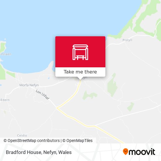 Bradford House, Nefyn map