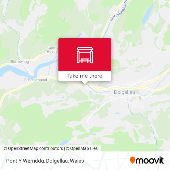 Pont Y Wernddu, Dolgellau map
