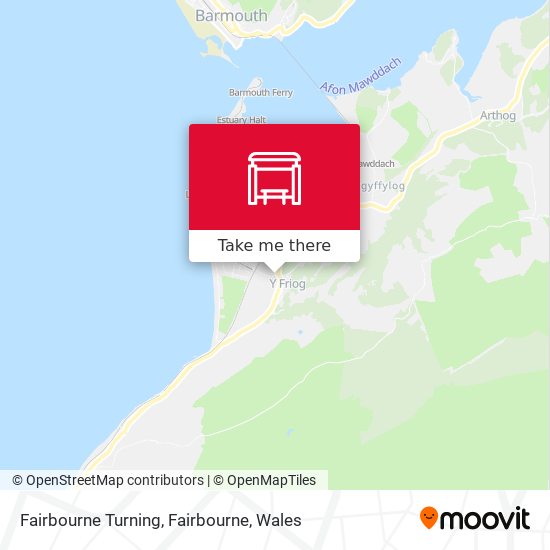 Fairbourne Turning, Fairbourne map