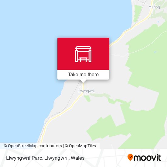 Llwyngwril Parc, Llwyngwril map