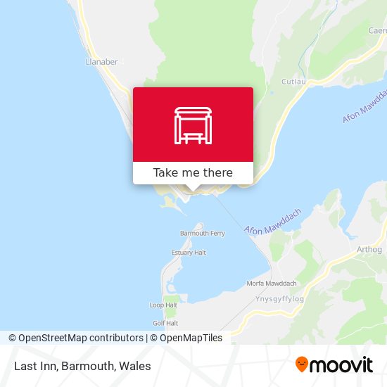 Last Inn, Barmouth map