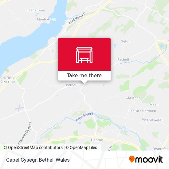 Capel Cysegr, Bethel map