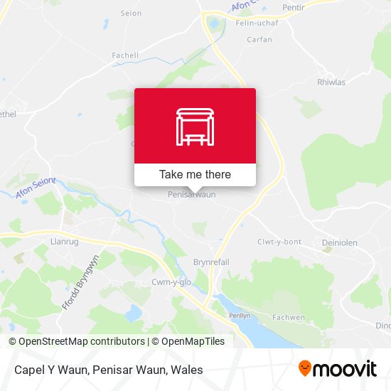 Capel Y Waun, Penisar Waun map