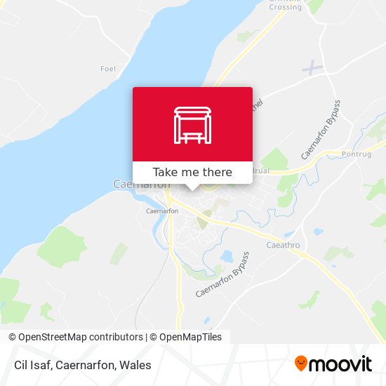 Cil Isaf, Caernarfon map