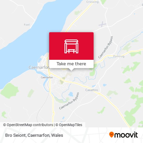 Bro Seiont, Caernarfon map