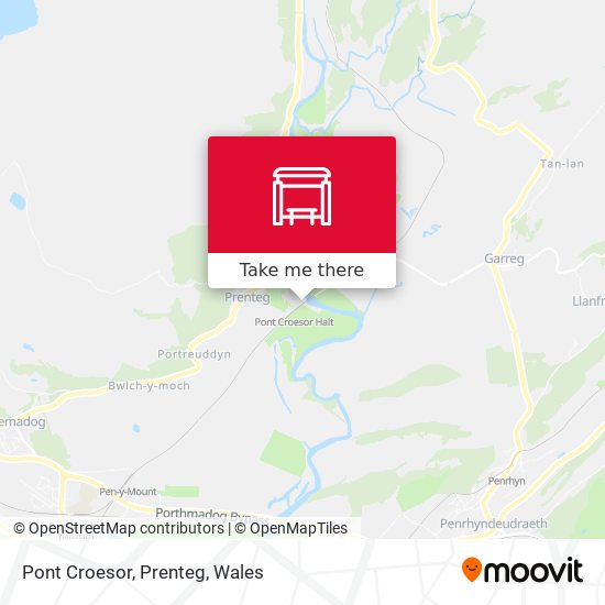 Pont Croesor, Prenteg map