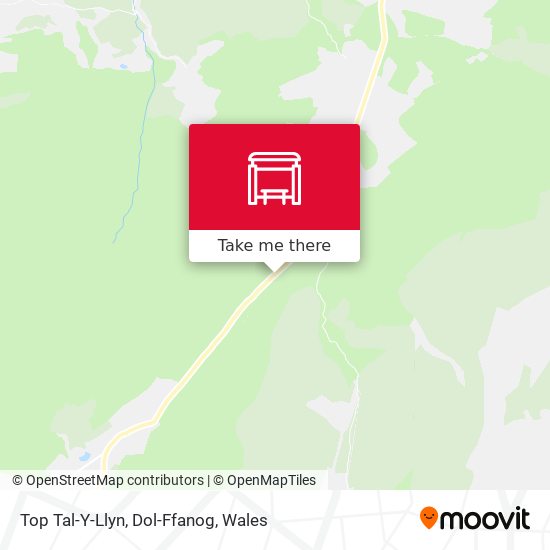 Top Tal-Y-Llyn, Dol-Ffanog map