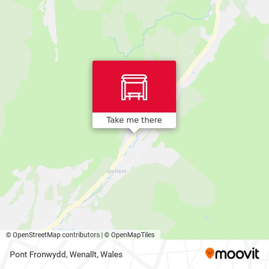 Pont Fronwydd, Wenallt map