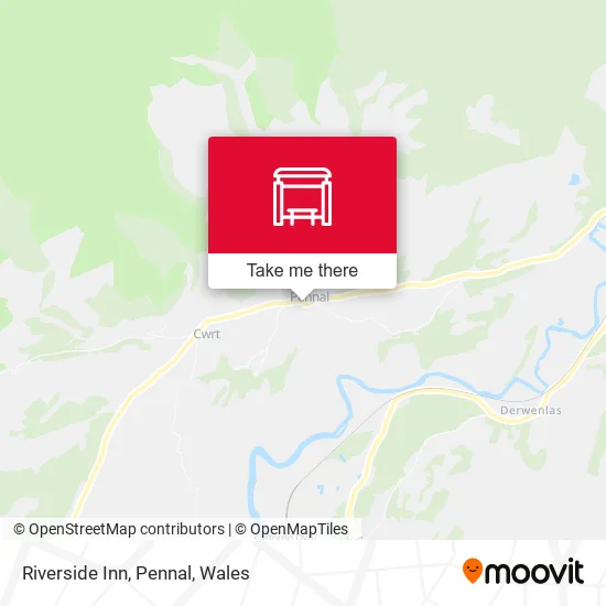 Riverside Inn, Pennal map