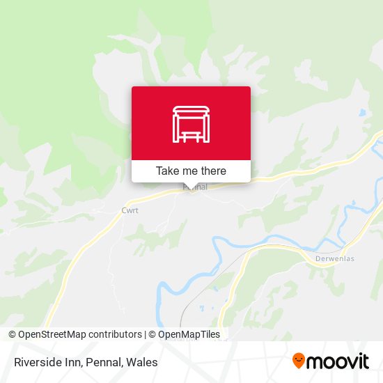Riverside Inn, Pennal map