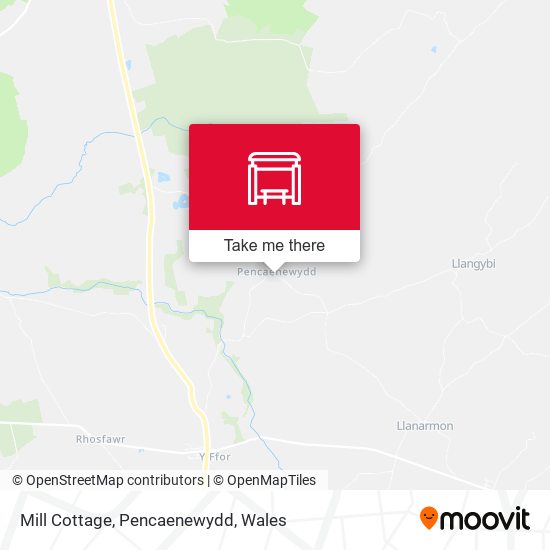 Mill Cottage, Pencaenewydd map