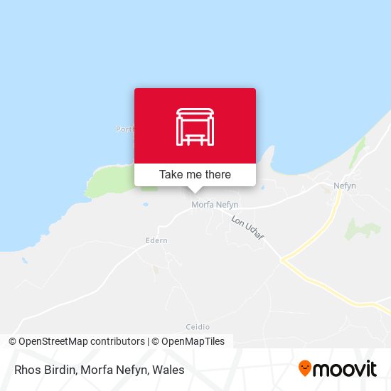 Rhos Birdin, Morfa Nefyn map