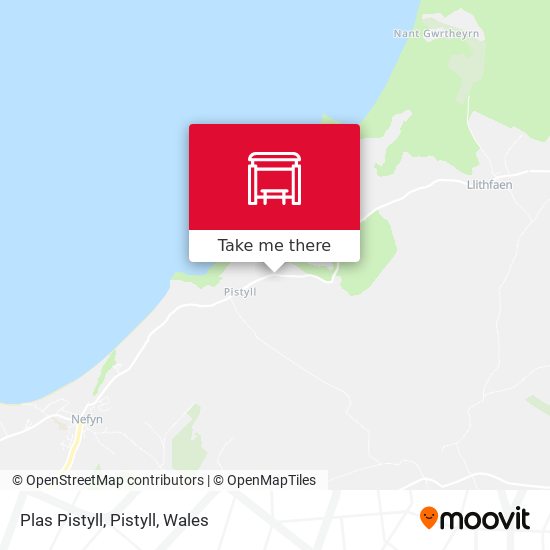 Plas Pistyll, Pistyll map