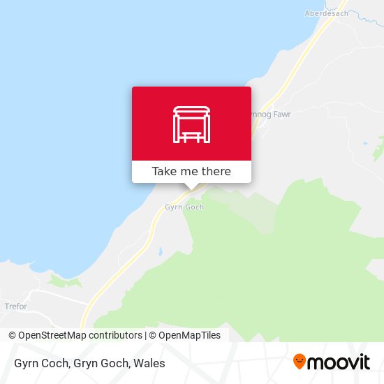 Gyrn Coch, Gryn Goch map