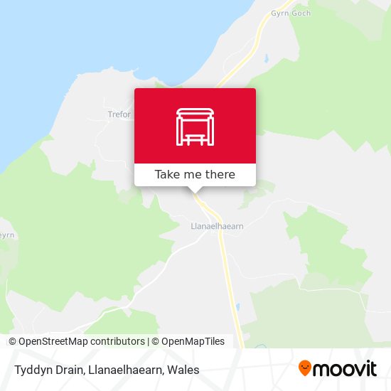 Tyddyn Drain, Llanaelhaearn map